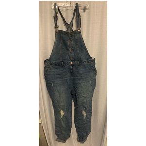 Denim Plus Size Jumpsuit
